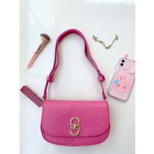 Love Of Bags 1162 Kadın Kol ve Omuz Çantası  - Pembe - Tek Ebat - BTMK01162-PEMBE-TEK Ebat