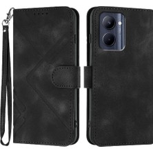 Mays Shop Kart Yuvası Standı ile Realme C33 Için Flip Case Pu Deri Manyetik Kapak (Yurt Dışından)