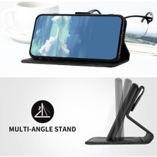 Mays Shop Kart Yuvası Standı ile Realme C33 Için Flip Case Pu Deri Manyetik Kapak (Yurt Dışından)