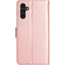 Mays Shop Samsung Galaxy A35 Kickstand Manyetik Kapatma Bilek Kayışı Pu Için Filp Durumda (Yurt Dışından)