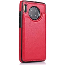 Mays Shop Huawei Mate 30 Için Cüzdan Durumda Çift Manyetik Toka Pu Deri Kickstand (Yurt Dışından)