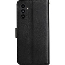 Mays Shop Samsung Galaxy A24 4g Pu Deri Kart Tutucu Kickstand Bilek Için Filp Durumda (Yurt Dışından)