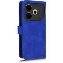 Mays Shop Tecno Pova 6 Neo Pu Deri Yan Toka Cüzdan Kart Yuvaları Için Flip Case (Yurt Dışından)