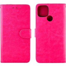 Mays Shop Oppo A15 Darbeye Dayanıklı Manyetik Kapatma Pu Deri Kickstand Için Flip Case (Yurt Dışından)