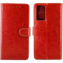 Mays Shop Oppo A93 5g Kickstand Darbeye Dayanıklı Manyetik Kapatma Kartı Pu Için Flip Case (Yurt Dışından)