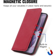 Mays Shop Xiaomi Poco F6 Pro Için Flip Case Deri Kılıf Cüzdan Basit Iş Çevirme (Yurt Dışından)