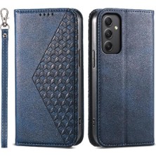 Mays Shop Samsung Galaxy A35 Cüzdan Eşkenar Dörtgen Şekli Standı Günlük Kullanım El Için Flip Case (Yurt Dışından)