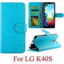 Mays Shop Lg K40S Için Flip Case Kart Tutucu Manyetik Kapatma Darbeye Pu Deri (Yurt Dışından)