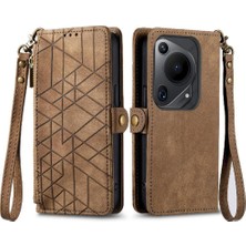 Mays Shop Huawei Pura 70 Için Flip Case Ultra Darbeye Deri Kılıf Kapak Çevirin (Yurt Dışından)