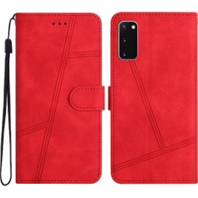 Mays Shop Samsung Galaxy S20 Flip Folio Kart Yuvaları Için Flip Case Tutucu Manyetik Pu (Yurt Dışından)