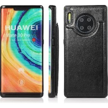 Mays Shop Kart Tutucu Kickstand ile Huawei Mate 30 Pro Pu Deri Için Cüzdan Kılıf (Yurt Dışından)