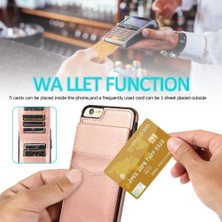 Mays Shop Kredi Toka ile IPhone 6/6s Premium Deri Kart Sahibinin ile Uyumlu (Yurt Dışından)