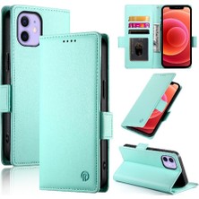 Mays Shop IPhone 12 Cüzdan Günlük Kullanım Için Flip Case Kart Yuvaları Flip Iş (Yurt Dışından)