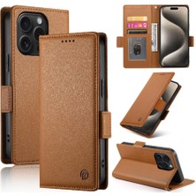 Mays Shop IPhone 15 Için Flip Case Pro Kart Yuvaları Iş Günlük Kullanım Cüzdan Flip (Yurt Dışından)