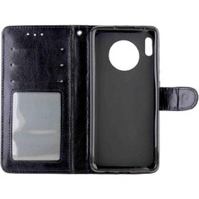 Mays Shop Huawei Mate 30 Için Flip Case/mate 30 5g Pu Deri Manyetik Kapatma Kartı (Yurt Dışından)