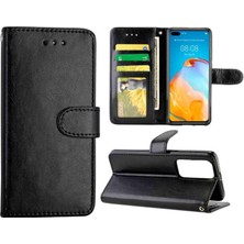 Mays Shop Huawei P40 Pu Deri Darbeye Kickstand Kart Tutucu Için Flip Case (Yurt Dışından)