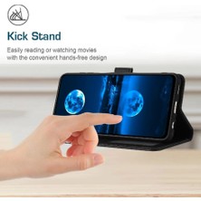 Mays Shop Kart Yuvası Saf Renk Kickstand ile Realme C61 Pu Deri Için Flip Case (Yurt Dışından)