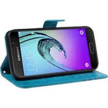 Mays Shop Samsung Galaxy A3 Için Flip Case 2016 Ayrılabilir El Kayışı Kabartmalı Yüksek (Yurt Dışından)