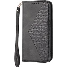 Mays Shop Samsung Galaxy A12 5g Standı Için Flip Case Günlük Kullanım Eşkenar Dörtgen Şekli El (Yurt Dışından)