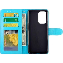 Mays Shop Oppo A94 5g Kart Tutucu Pu Deri Manyetik Kapatma Için Flip Case (Yurt Dışından)