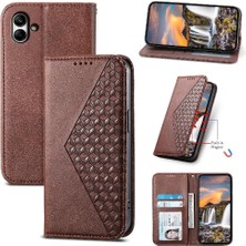 Mays Shop Samsung Galaxy A05 Günlük Kullanım Için Flip Case El Kayışı Standı Eşkenar Dörtgen Şekli (Yurt Dışından)