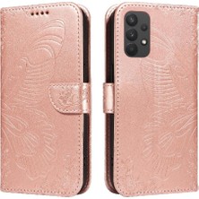 Mays Shop Samsung Galaxy A32 5g Için Flip Case Yüksek Kalite Deri ile Kabartmalı (Yurt Dışından)