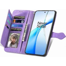 Mays Shop Oneplus Nord Ce4 Çok Renkli Flip Fermuar Tarzı Cüzdan Yuvası Için Flip Case (Yurt Dışından)