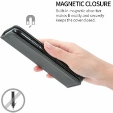 Mays Shop Huawei Pura 70 Ultra Darbeye Deri Kılıf Için Flip Case Basit Flip (Yurt Dışından)