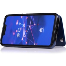 Mays Shop Cüzdan Kılıf Huawei Mate 20 Lite Için Kickstand Pu Deri Kart Yuvaları Çift (Yurt Dışından)