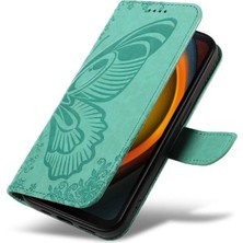 Mays Shop Samsung Galaxy Xcover7 5g Için Flip Case Yüksek Kalite Deri Kabartmalı El (Yurt Dışından)