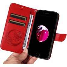 Mays Shop IPhone 6 Için Flip Case Artı/6s Artı Kredi Kartı Yuvası ile Kabartmalı El (Yurt Dışından)