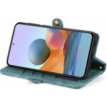 Mays Shop Xiaomi Redmi Not 10 Pro Için Flip Case Basit Iş Deri Kılıf Cüzdan (Yurt Dışından)