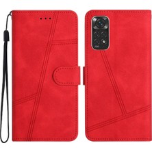 Mays Shop Xiaomi Redmi Not 11 Için Flip Case 4g Tam Koruma Kartı Yuvaları Tutucu Pu (Yurt Dışından)