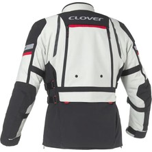 Clover Gts-5 Korumalı Motosiklet Montu Gri / Siyah