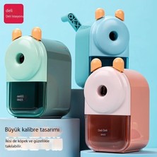 Span Ilkokul ve Ortaokul Öğrencilerine Yönelik Büyük Kalibreli Elle Çalışan Kalemtıraş, Makaron Renkli Kalemtıraş, Beş Vitesli Ayarlanabilir Kalemtıraş (Yurt Dışından)