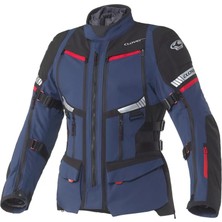 Clover GTS-5 Korumalı Motosiklet Montu Mavi  Siyah