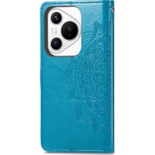 Mays Home1 Huawei Pura 70 Flip Kapak Için Flip Case Basit Iş Zarif Desen (Yurt Dışından)