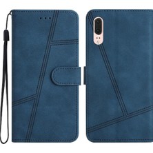 Mays Home1 Huawei P20 Tam Koruma Kartı Yuvaları Için Flip Case Tutucu Manyetik Bilek (Yurt Dışından)