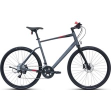 Carraro Sportive 350C 52 cm 22 Vites Hd Mat Antrasit-Siyah-Kırmızı Trekking Bisiklet