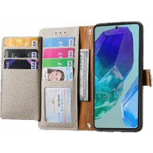 Mays Home1 Samsung Galaxy M55 Fermuar Aşk Deri Kılıf Cüzdan Için Flip Case (Yurt Dışından)