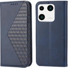 Mays Home1 Xiaomi 13 Eşkenar Dörtgen Şekli Cüzdan El Kayışı Standı Günlük Kullanım Için Flip Case (Yurt Dışından)