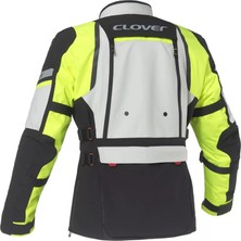 Clover Gts-5 Korumalı Motosiklet Montu Gri / Siyah / Sarı