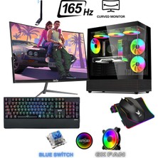 İzoly Alix Ryzen 5 5500 16GB DDR4 RAM 512GB M.2 NVMe SSD RTX2060 SUPER 24" 180Hz Curved Oyuncu Oem Seti