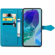 Bdt Shop Samsung Galaxy M55 Flip Kapak Için Flip Case Darbeye Deri Kılıf (Yurt Dışından)