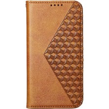 Bdt Shop Xiaomi 14 Için Flip Case Ultra El Kayışı Eşkenar Dörtgen Şekli Standı Günlük Kullanım (Yurt Dışından)