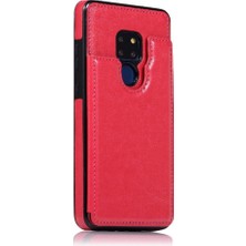 Bdt Shop Cüzdan Kılıf Huawei Mate 20 Kart Yuvaları Için Kickstand Pu Deri Çift (Yurt Dışından)