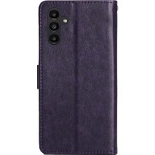 Bdt Shop Samsung Galaxy A24 4g Pu Deri Kart Tutucu Kickstand Bilek Için Filp Durumda (Yurt Dışından)