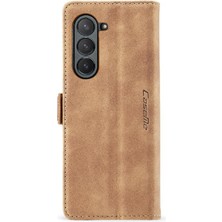 Bdt Shop Samsung Galaxy Z Için Flip Case Fold 6 5g Kılıf Kart Yuvası Kickstand Manyetik (Yurt Dışından)