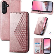 Bdt Shop Samsung Galaxy M55 Günlük Kullanım Için Flip Case Standı Cüzdan El Kayışı Eşkenar Dörtgen (Yurt Dışından)