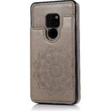 Bdt Shop Cüzdan Kart Tutucu Kılıf ile Huawei Mate 20 Desen Çiçek Pu Deri (Yurt Dışından)